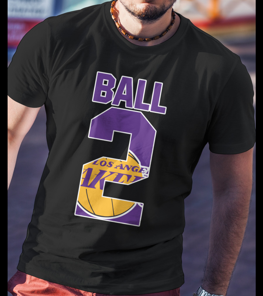 Los Angeles Lakers Lonzo Ball 2 T-Shirt