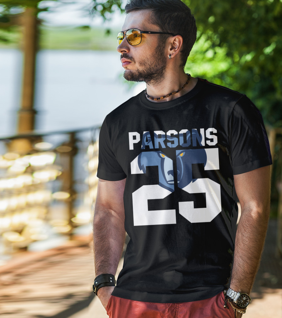 Parsons 25 Memphis Grizzlies Bear T-Shirt