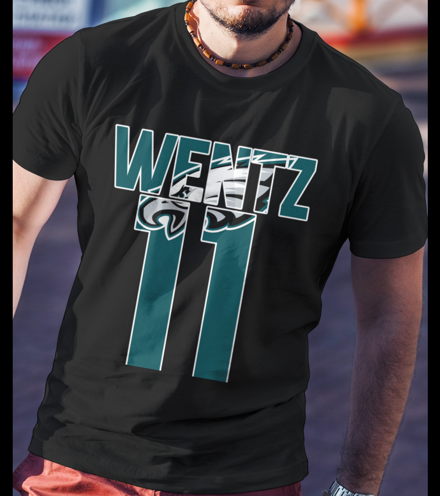 Wentz 11 Philadelphia Eagles T-Shirt