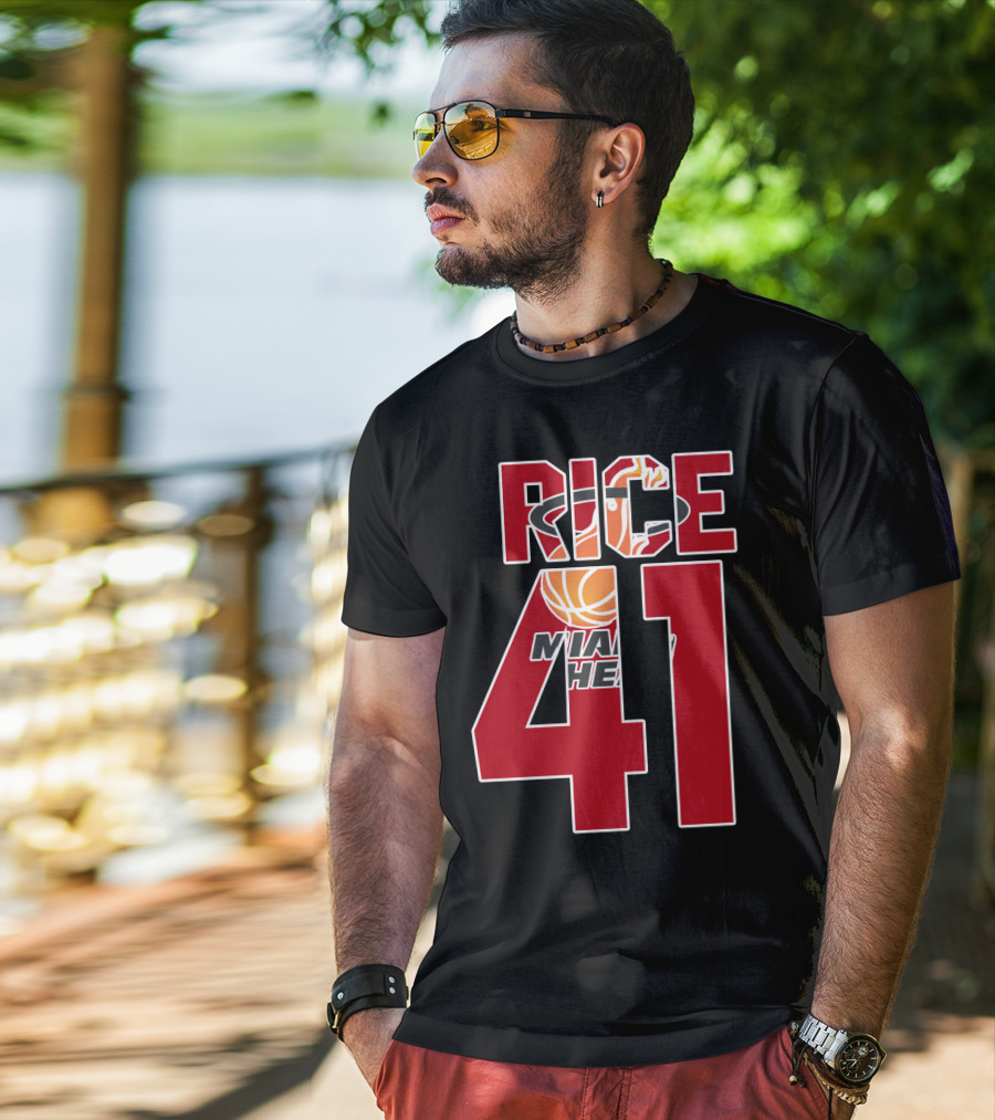 Glen Rice 41 Miami Heat Basketball Fan Essential T-Shirt