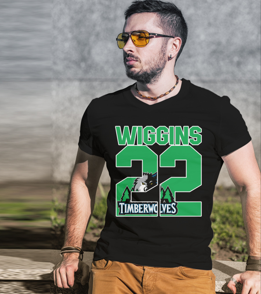 Wiggins 22 Minnesota Timberwolves T-Shirt