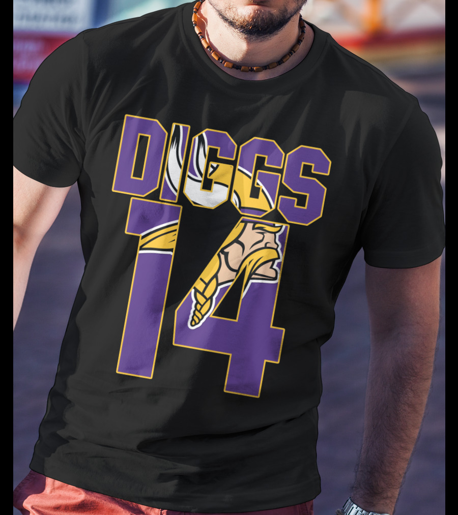 Minnesota Vikings Stefon Diggs 14 Jersey T-Shirt