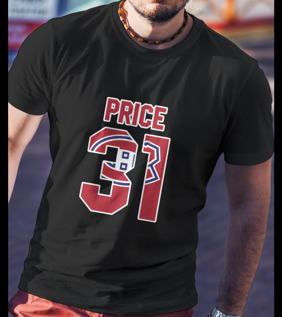 Price 31 Montreal Canadiens Carey Price NHL Hockey Player Jersey T-Shirt