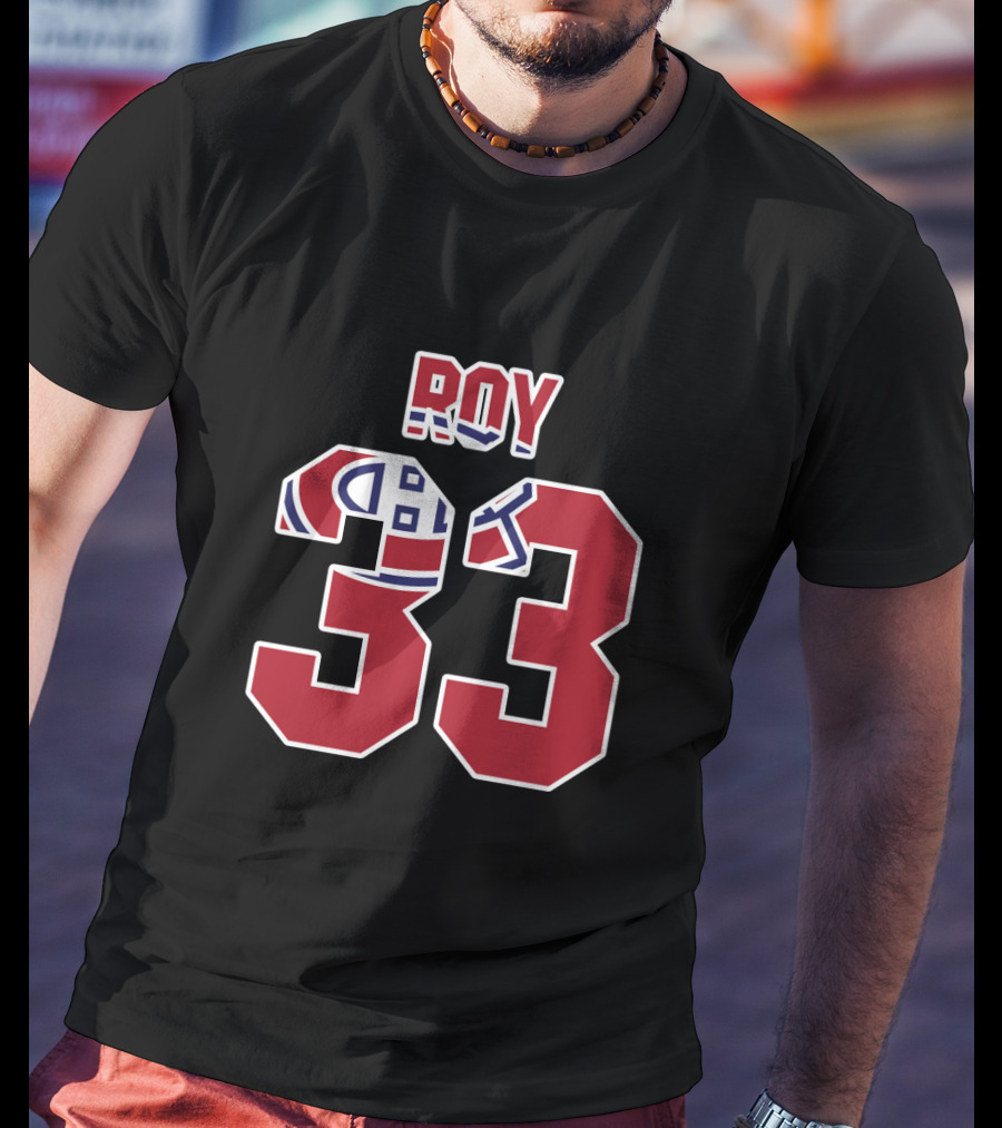 Montreal Canadiens Roy 33 NHL Hockey Fans T-Shirt