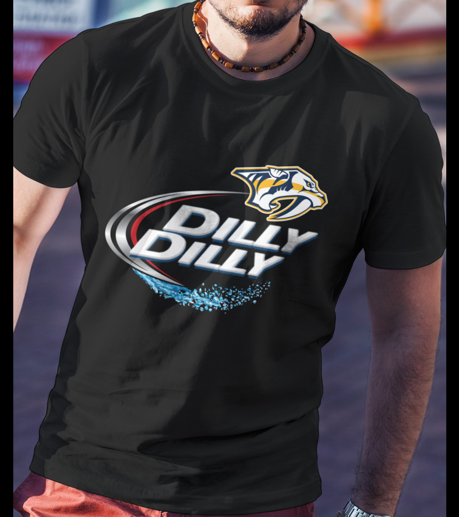 Nashville Predators Dilly Dilly Logo For NHL Fan T-Shirt
