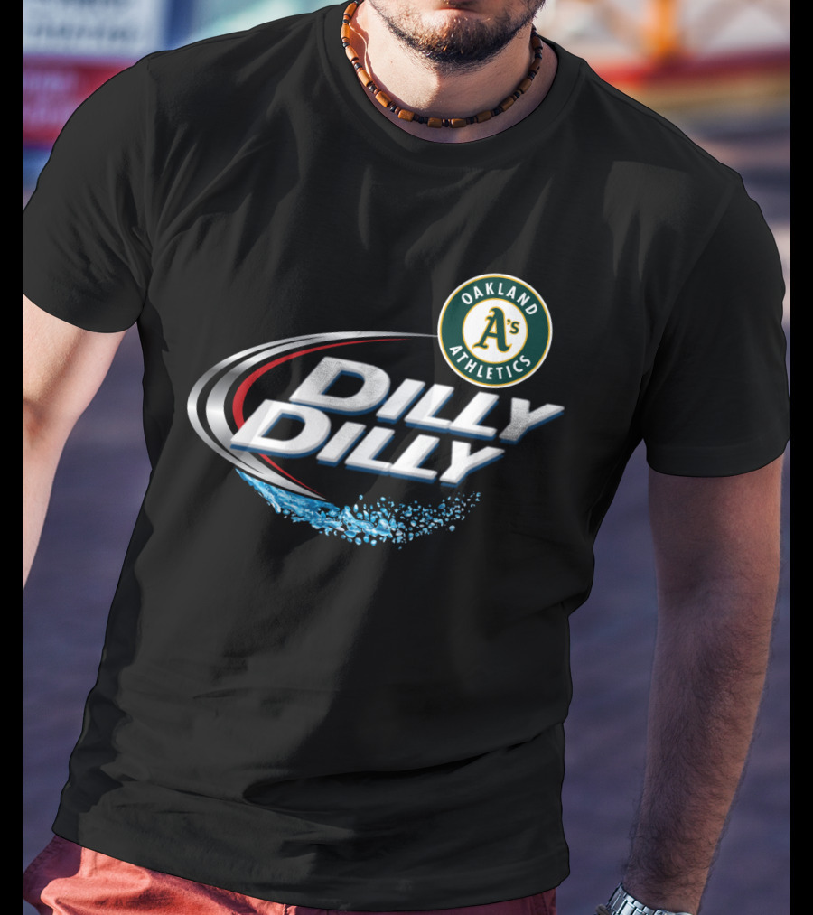 Oakland Athletics Dilly Dilly Fast Splash Logo T-Shirt