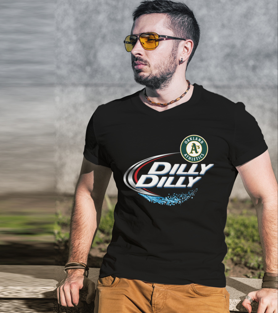 Oakland Athletics Dilly Dilly Fast Splash Logo T-Shirt
