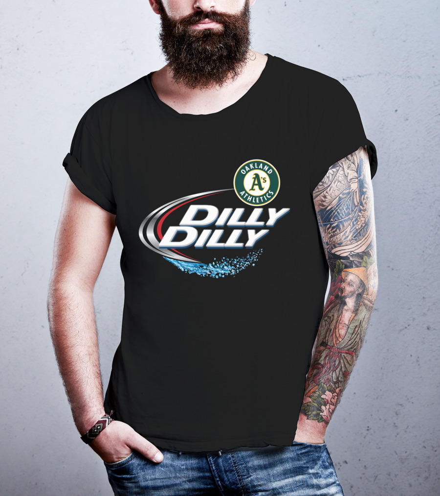 Oakland Athletics Dilly Dilly Fast Splash Logo T-Shirt