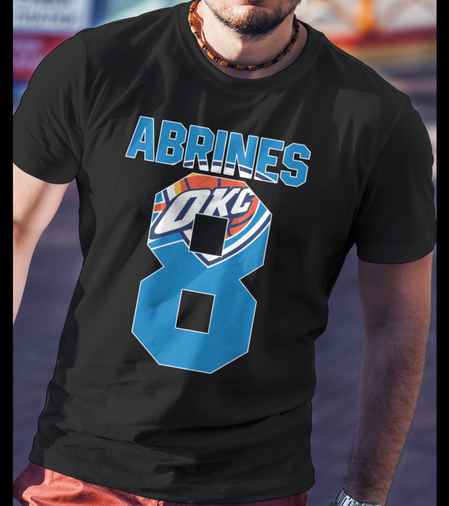 Oklahoma City Thunder Abrines 8 Okc Basketball Nba T-Shirt