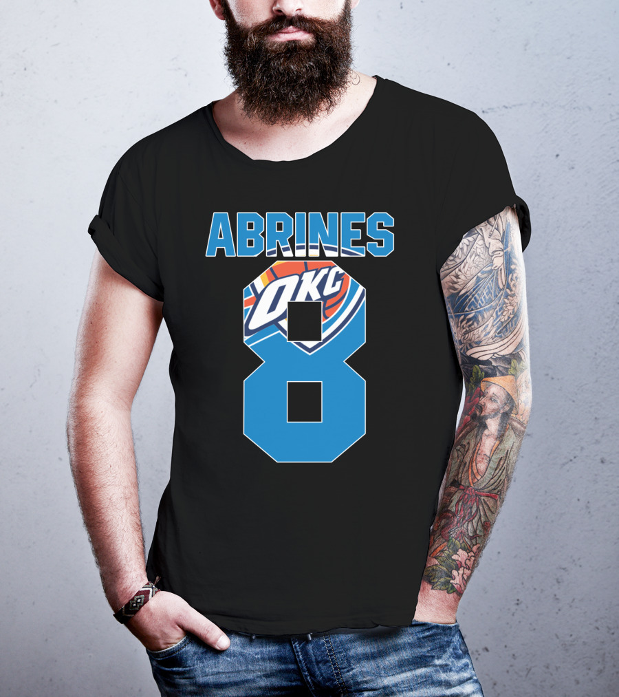 Oklahoma City Thunder Abrines 8 Okc Basketball Nba T-Shirt