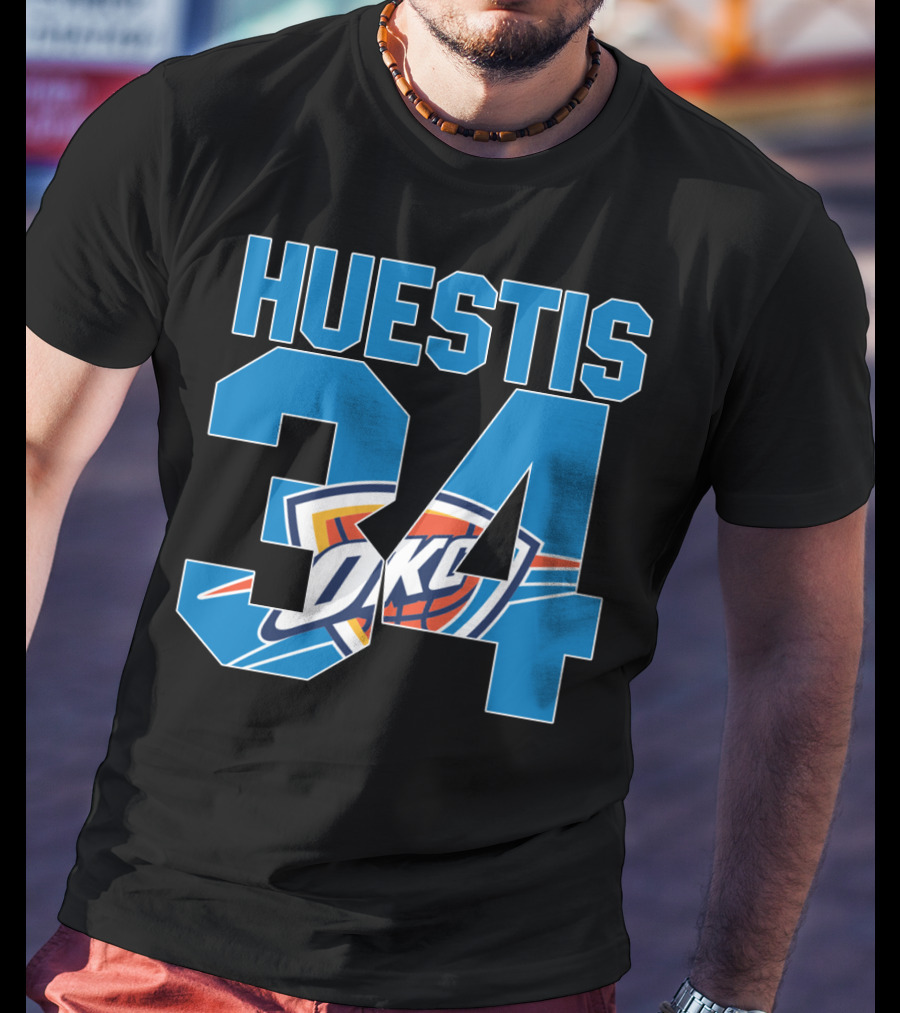 Huestis 34 Okc Oklahoma City Thunder Nba T-Shirt