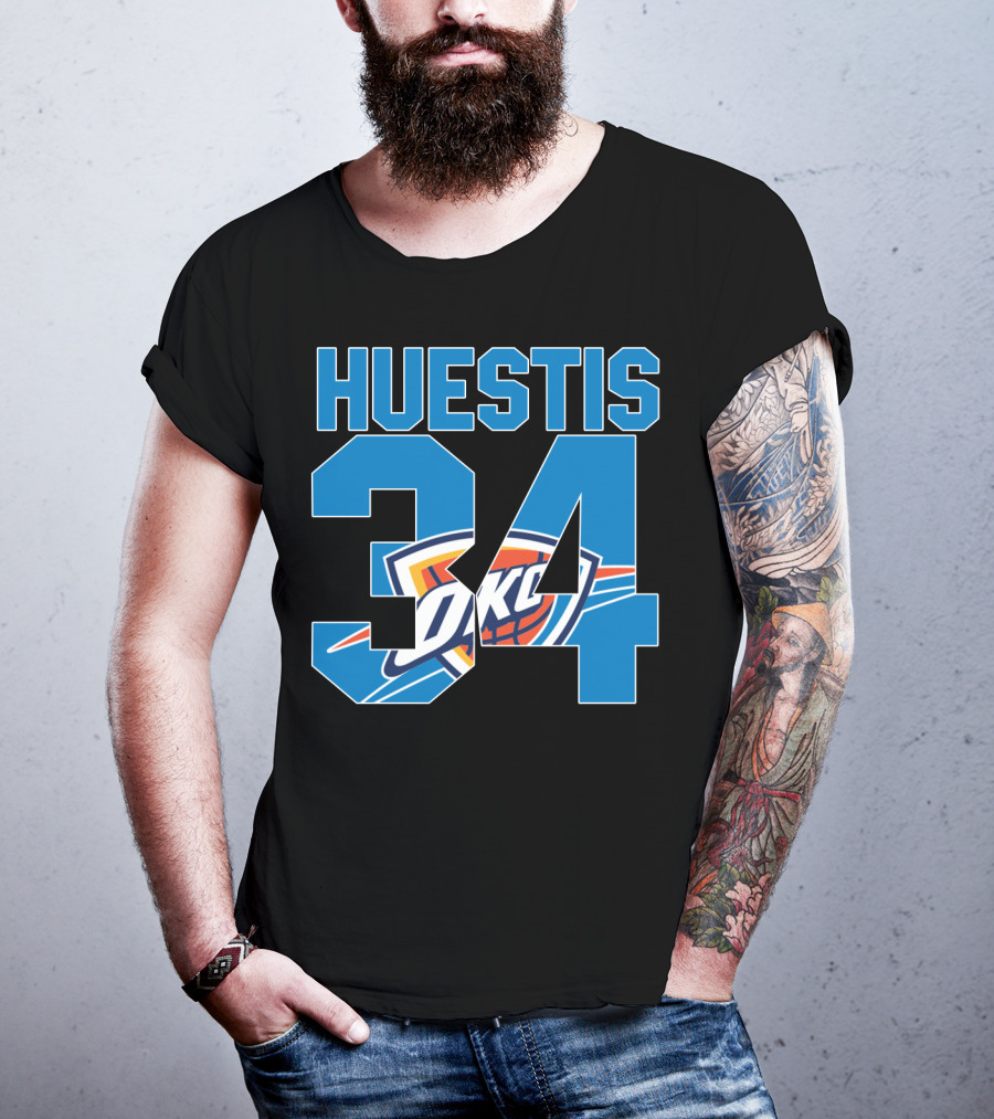 Huestis 34 Okc Oklahoma City Thunder Nba T-Shirt