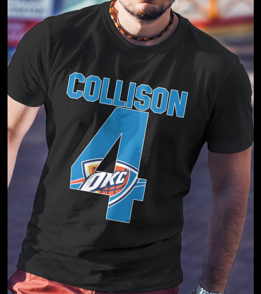 Collison 4 Okc Thunder Nba T-Shirt