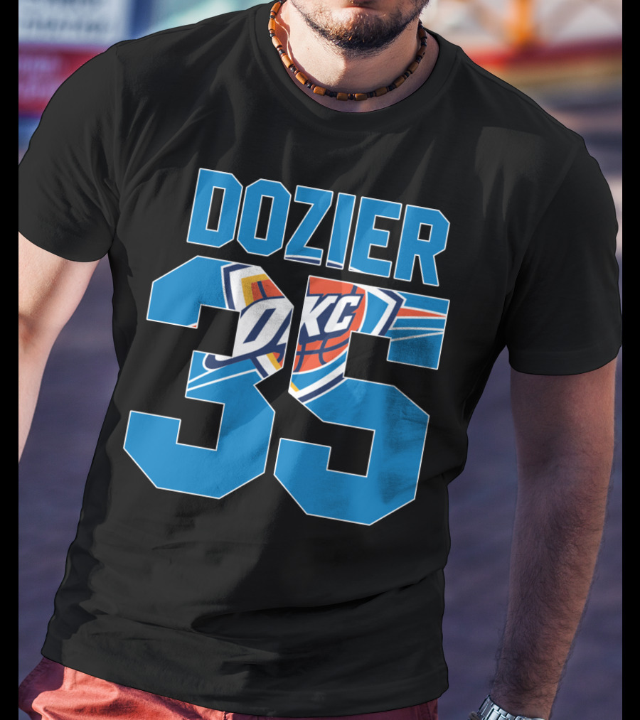Oklahoma City Thunder Dozier 35 Nba T-Shirt