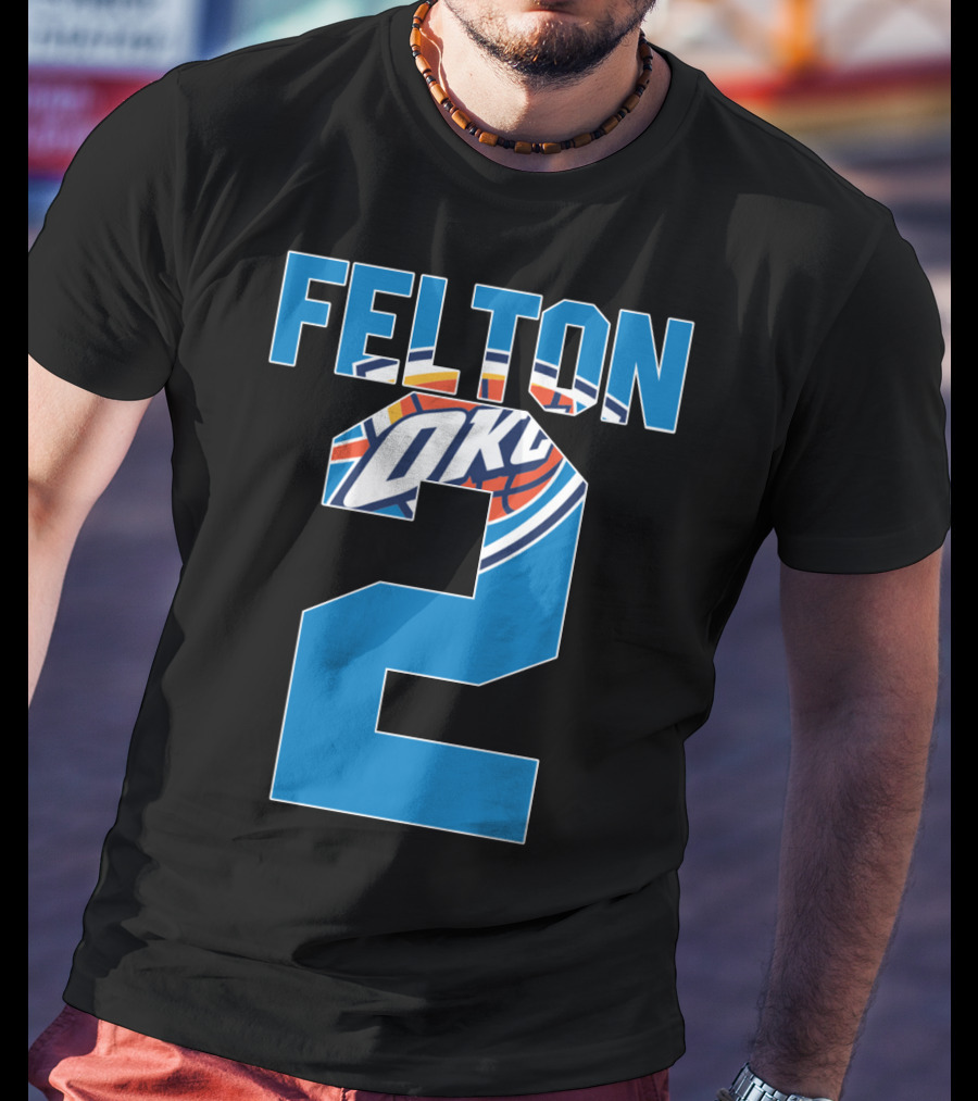 Oklahoma City Thunder Raymond Felton 2 Nba Okc Basketball T-Shirt