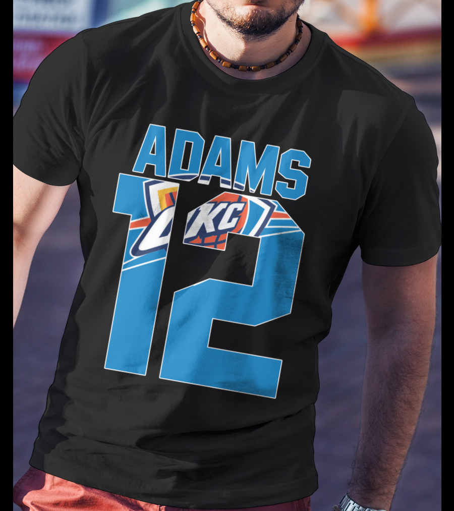 Adams 12 Okc Thunder Nba T-Shirt