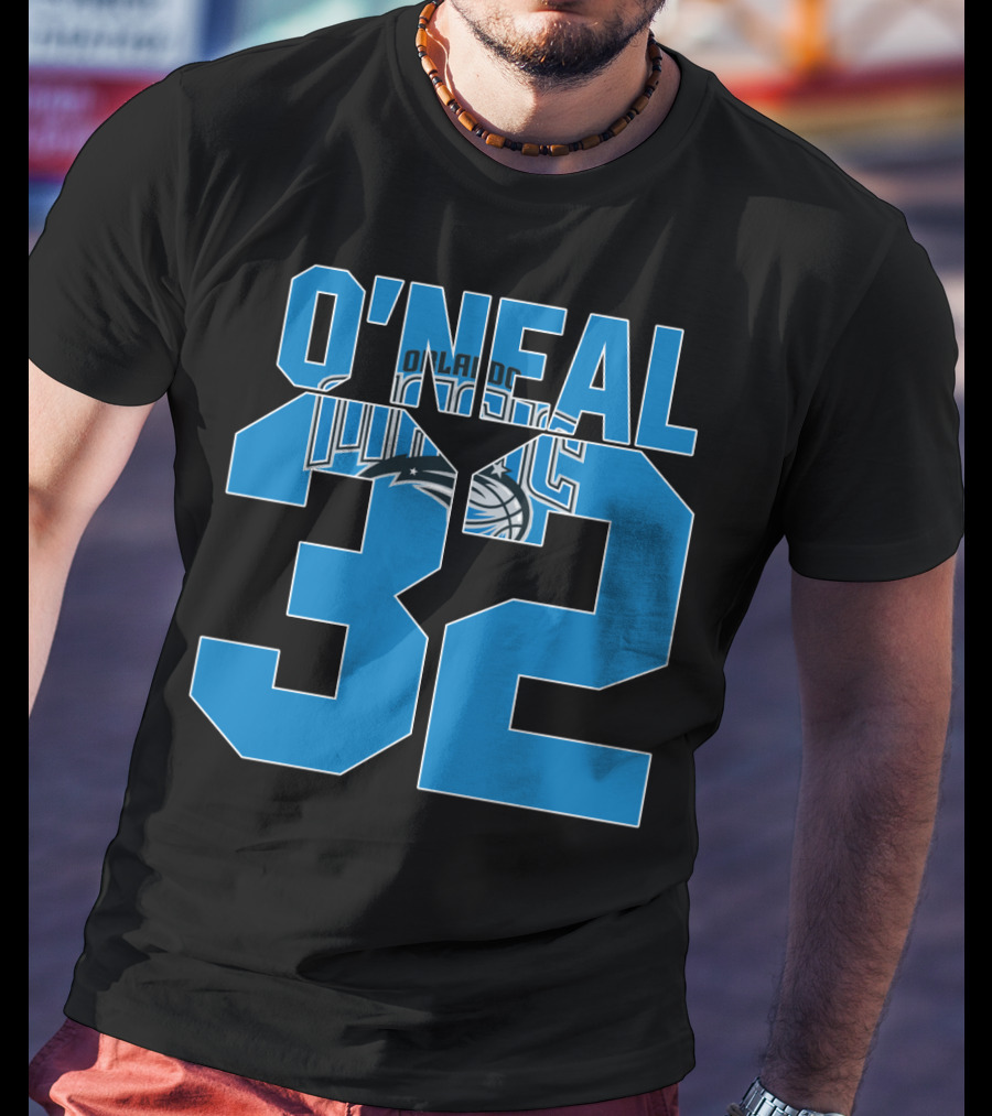 Orlando Magic Shaquille O'neal 32 Nba Basketball T-Shirt