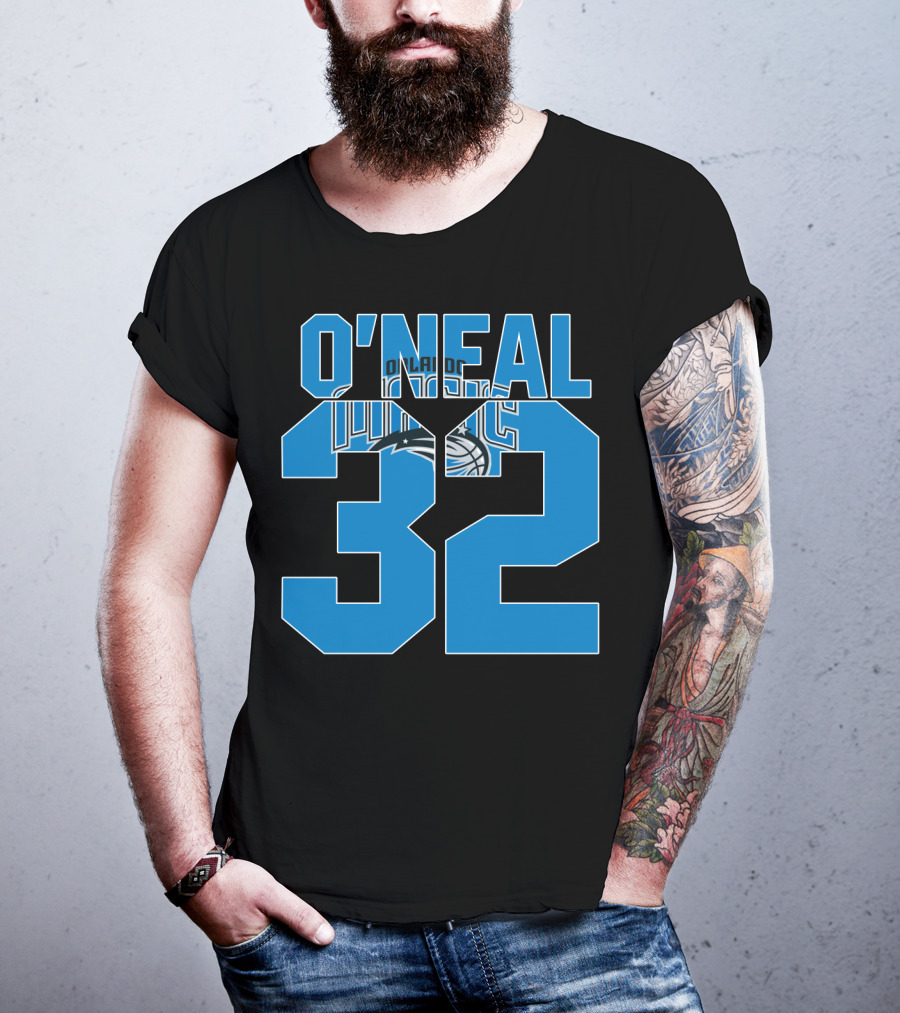 Orlando Magic Shaquille O'neal 32 Nba Basketball T-Shirt