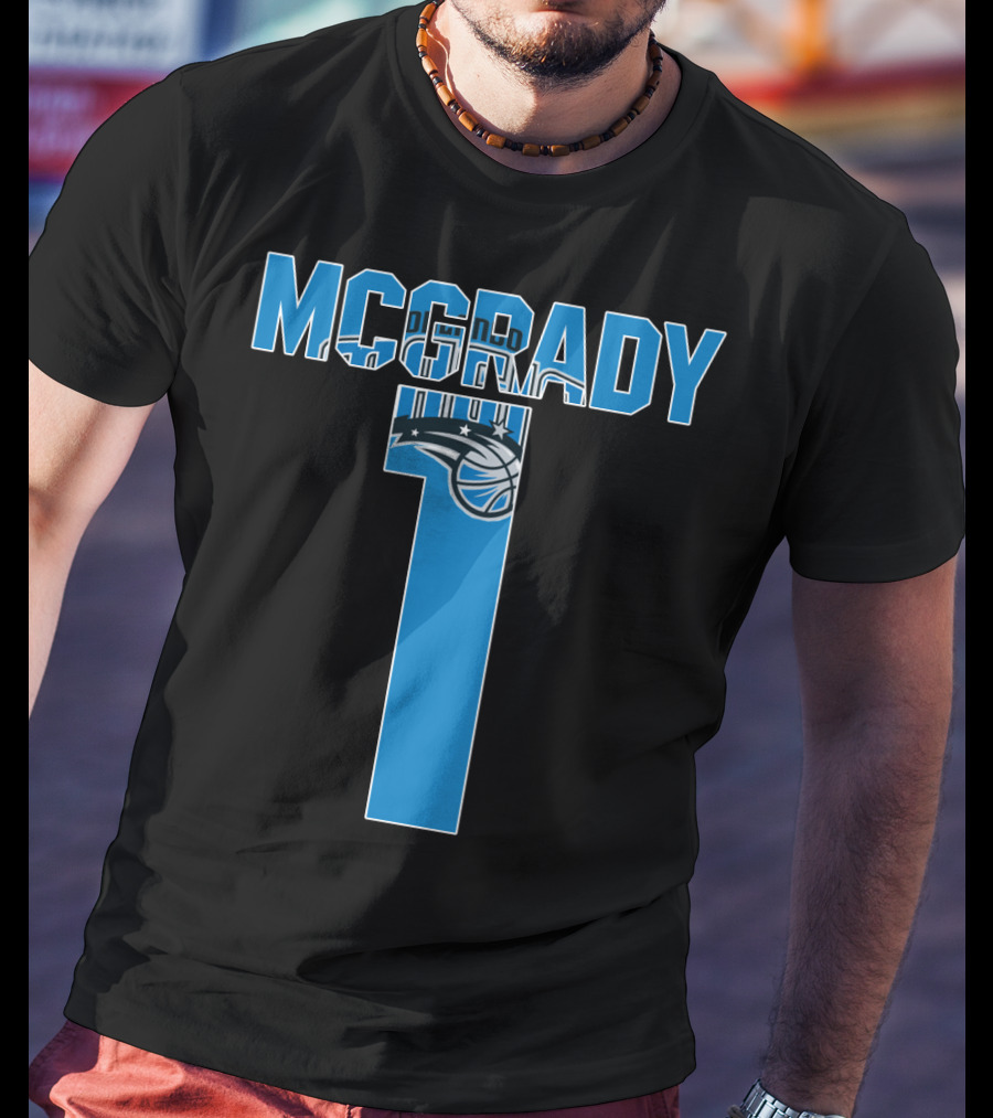Orlando Magic Tracy Mcgrady Number One Nba Mcgrady 1 T-Shirt