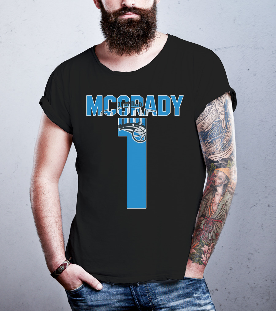Orlando Magic Tracy Mcgrady Number One Nba Mcgrady 1 T-Shirt