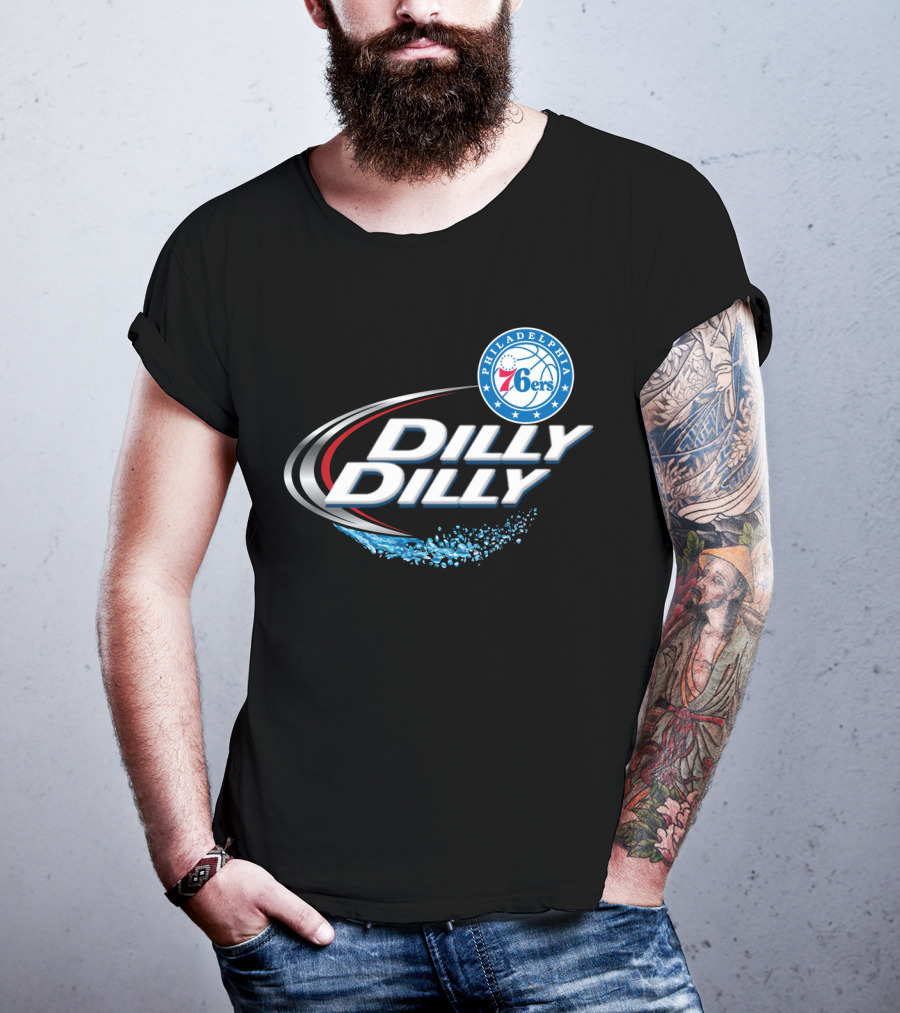 Philadelphia 76ers Dilly Dilly Splash Fans T-Shirt