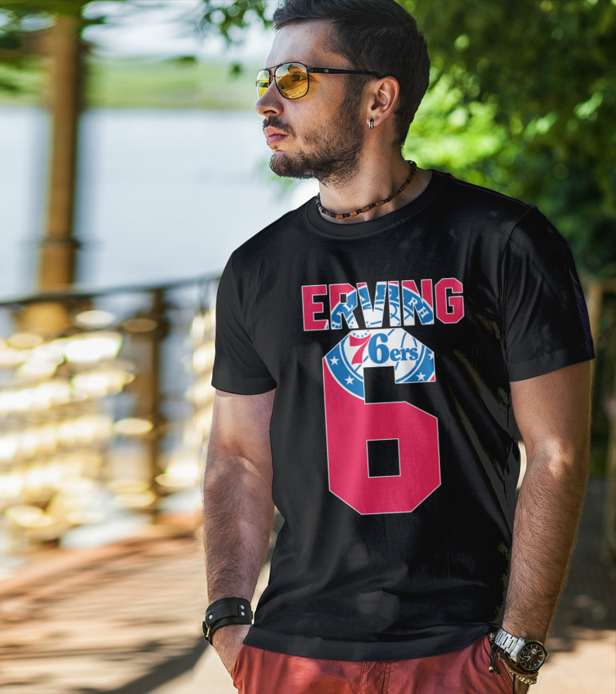 Philadelphia 76ers Erving 6 Nba T-Shirt