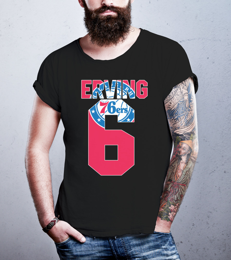 Philadelphia 76ers Erving 6 Nba T-Shirt
