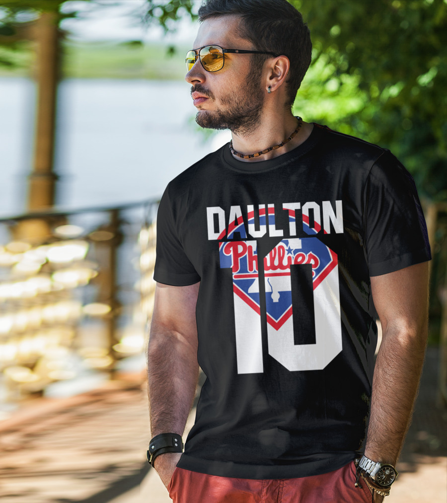 Philadelphia Phillies Daulton 10 Baseball T-Shirt
