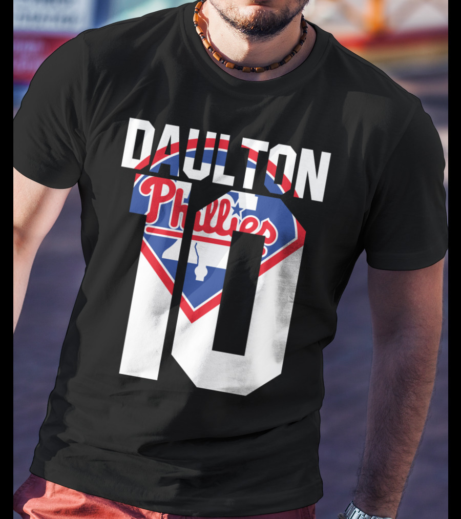 Philadelphia Phillies Daulton 10 Baseball T-Shirt