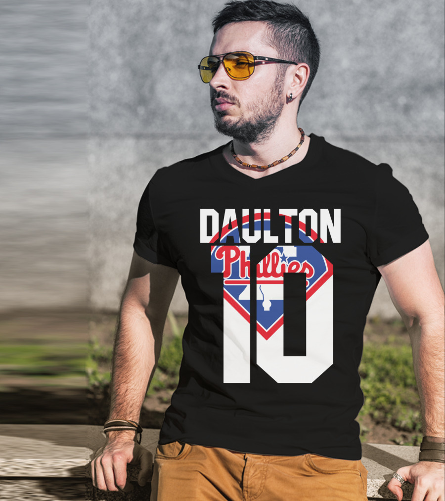 Philadelphia Phillies Daulton 10 Baseball T-Shirt