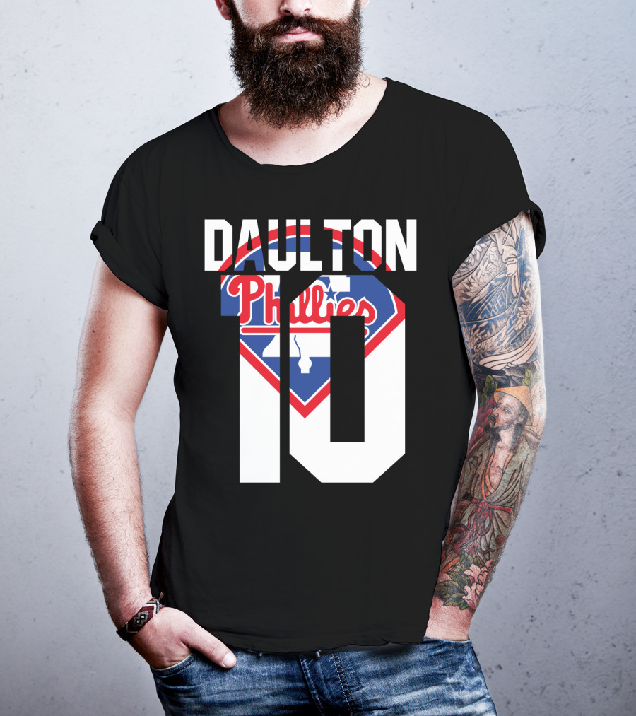 Philadelphia Phillies Daulton 10 Baseball T-Shirt