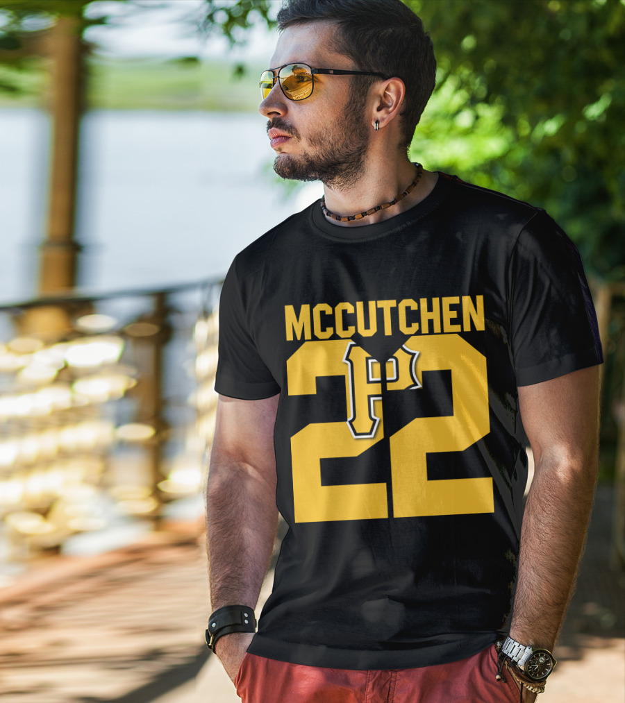 Pittsburgh Pirates Andrew McCutchen 22 Jersey Team Spirit T-Shirt
