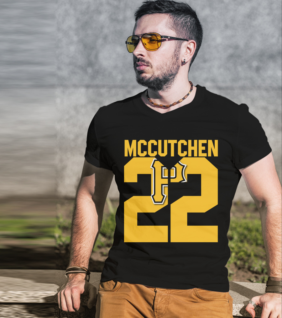 Pittsburgh Pirates Andrew McCutchen 22 Jersey Team Spirit T-Shirt