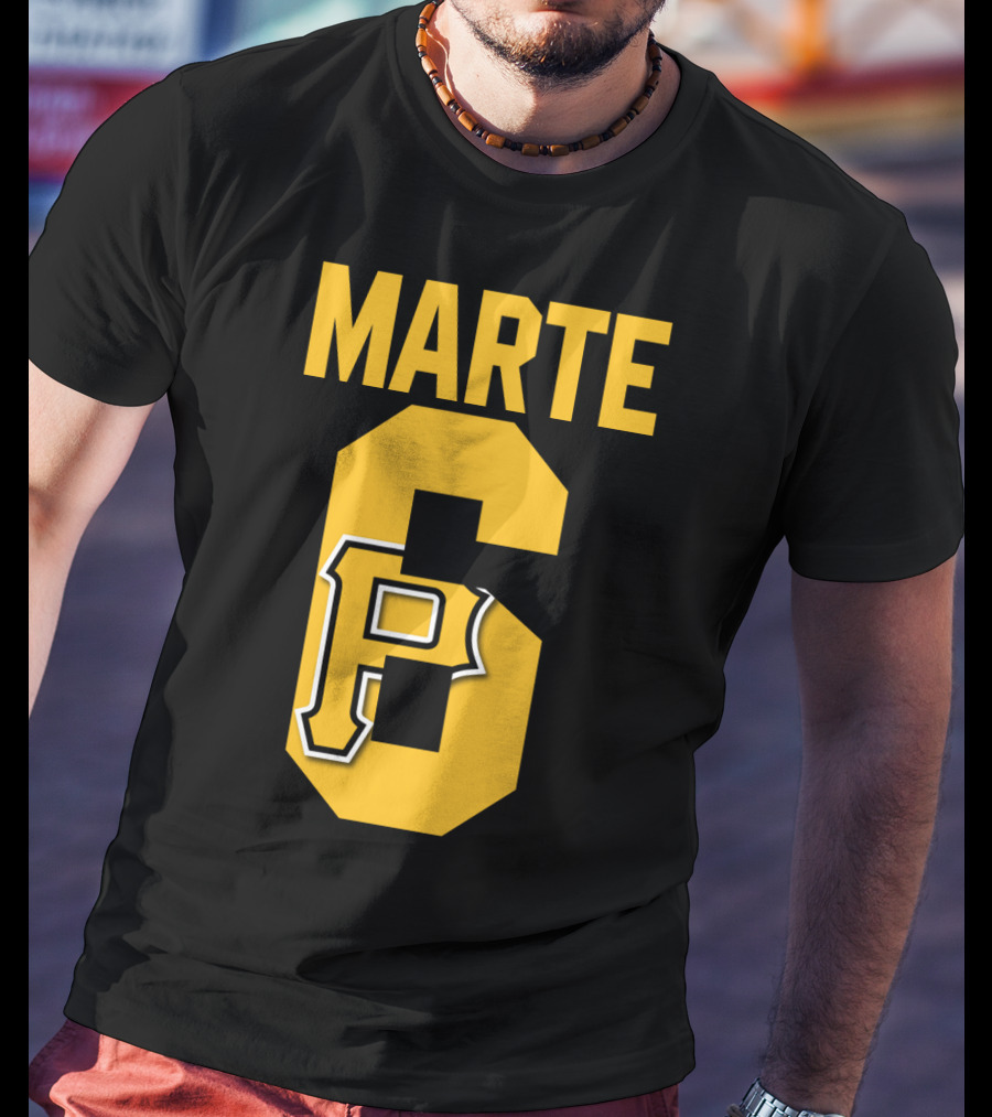 Pittsburgh Pirates Marte Number 6 P T-Shirt