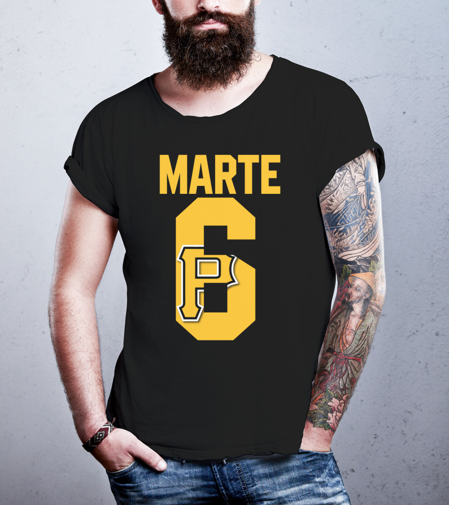 Pittsburgh Pirates Marte Number 6 P T-Shirt