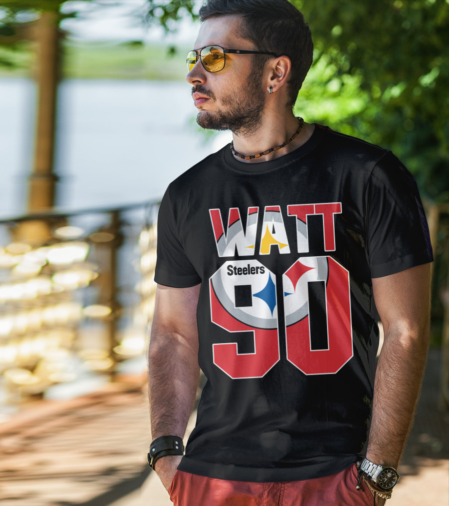 Watt 90 Steelers Pittsburgh T.j. Game Jersey T-Shirt