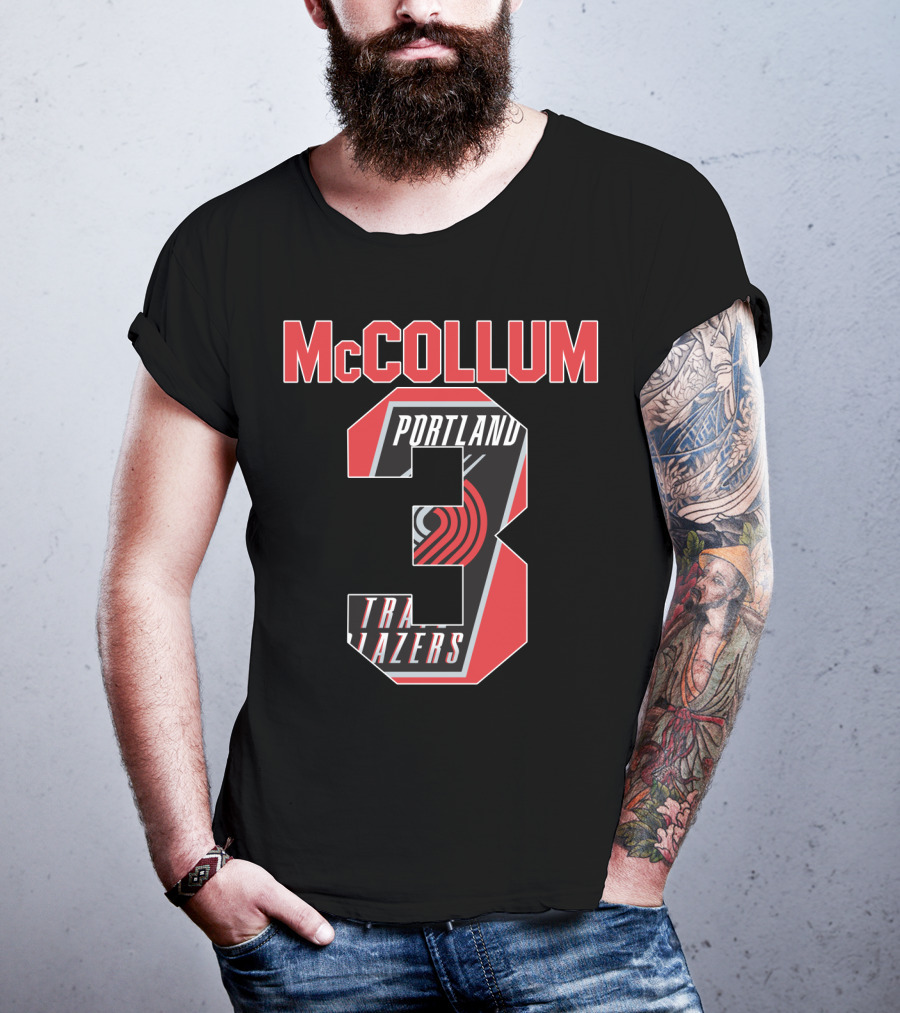 Portland Trail Blazers Mccollum 3 Nba T-Shirt