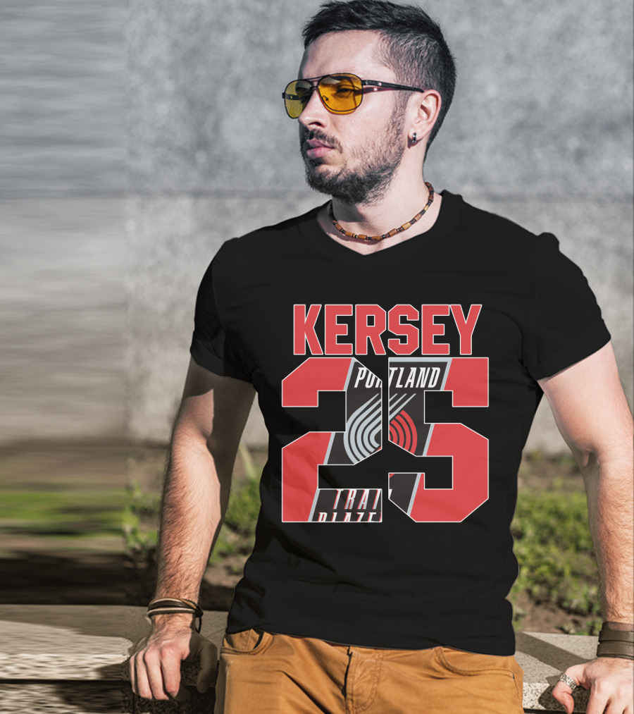 Portland Trail Blazers Kersey 25 Nba Jersey T-Shirt