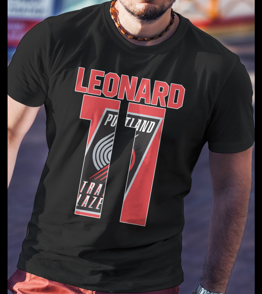 Leonard 11 Portland Trail Blazers Nba T-Shirt