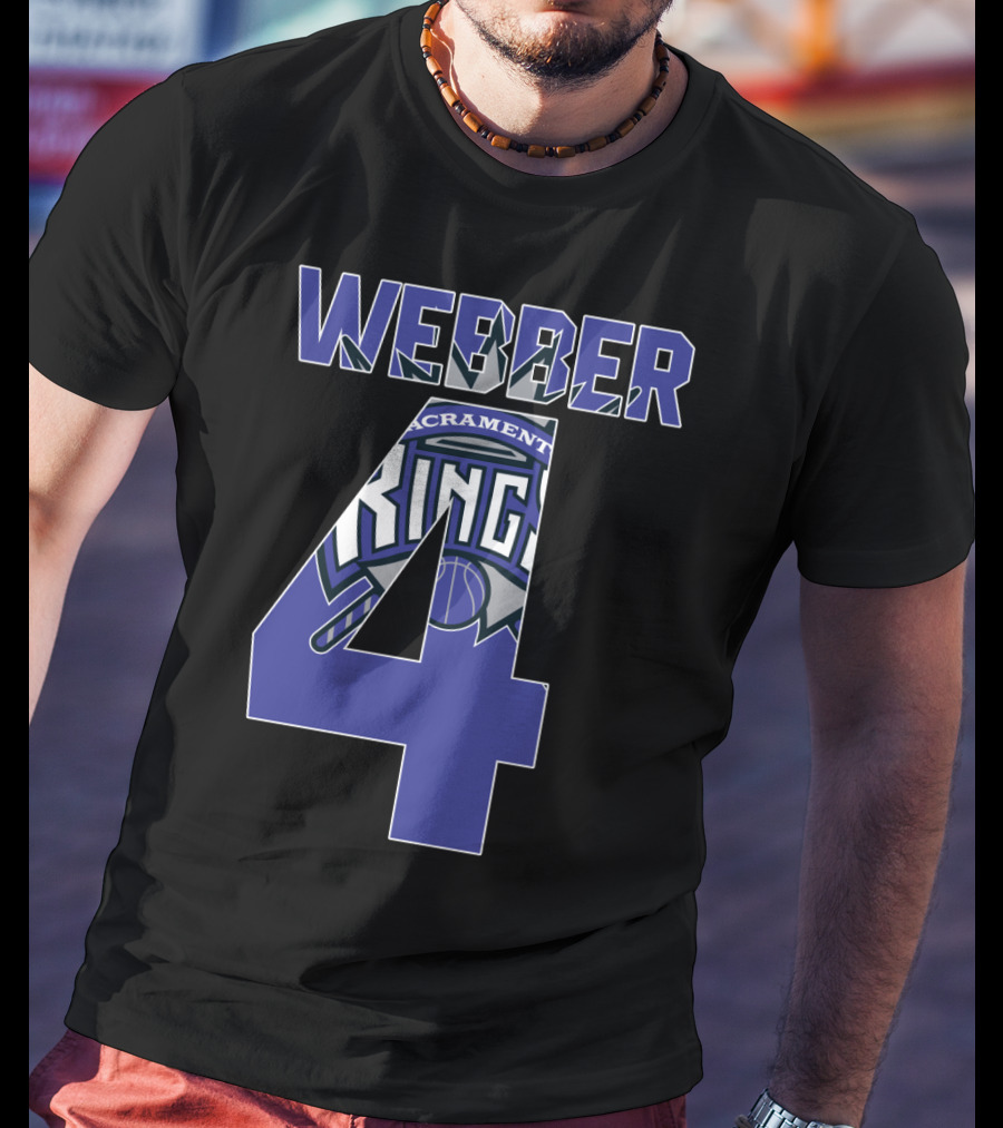 Sacramento Kings Chris Webber 4 Nba T-Shirt