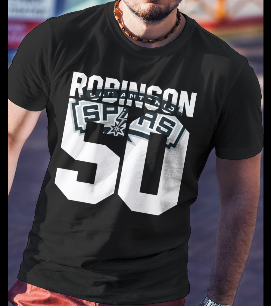 David Robinson 50 San Antonio Spurs Nba T-Shirt