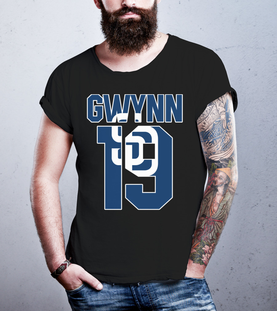 San Diego Padres Gwynn 19 Jersey T-Shirt