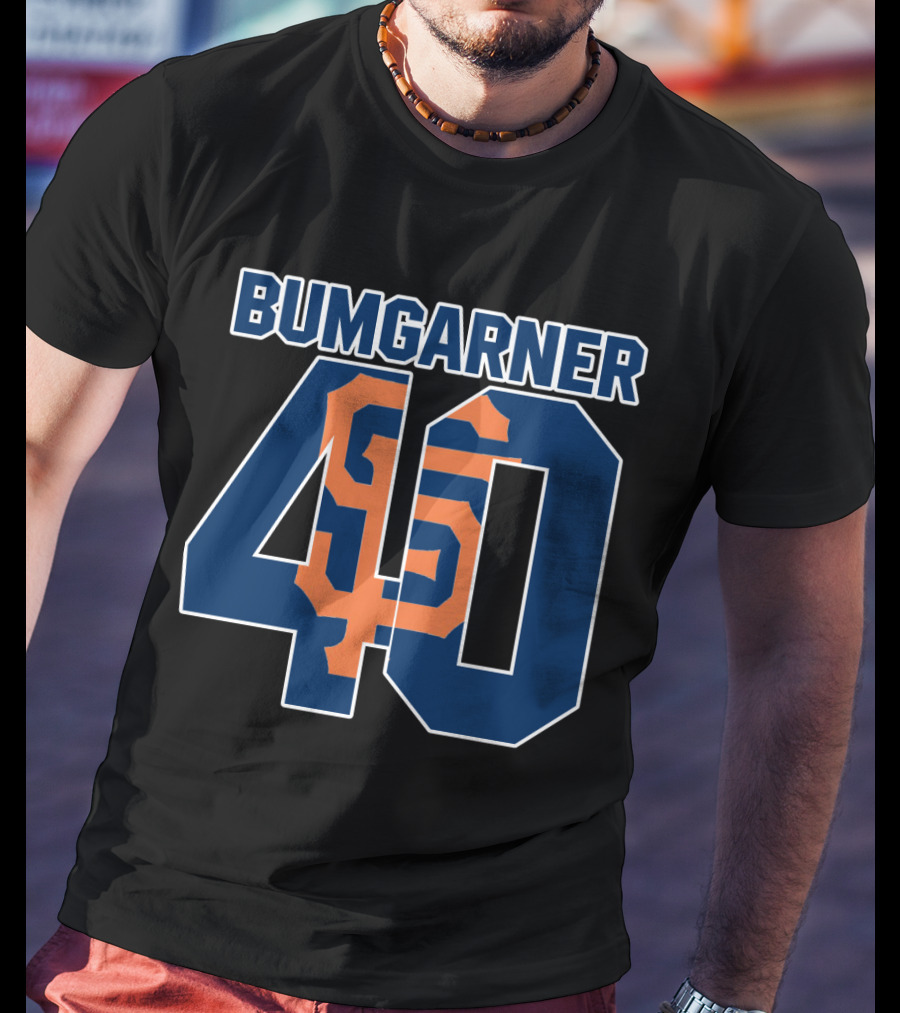 San Francisco Giants Bumgarner 40 Jersey T-Shirt
