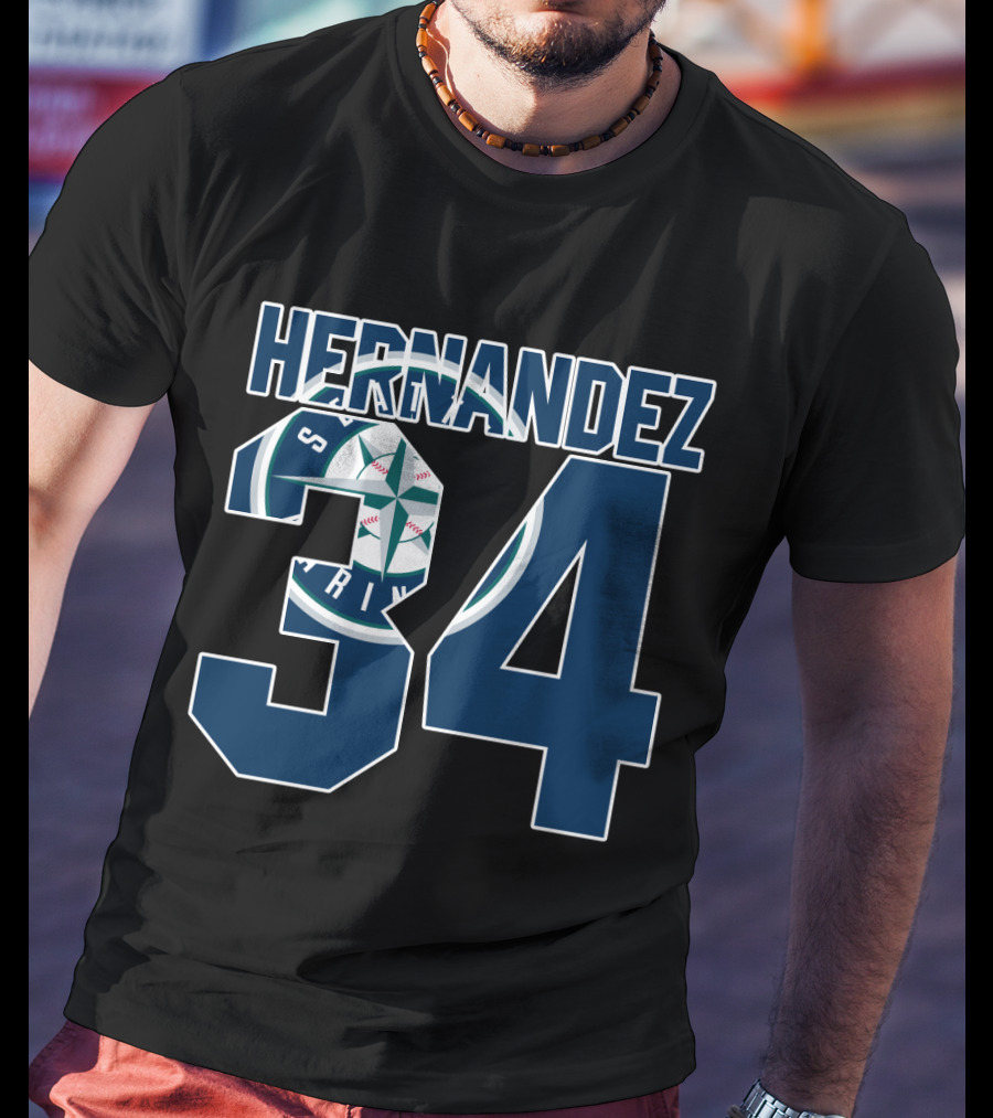 Seattle Mariners Hernandez 34 T-Shirt