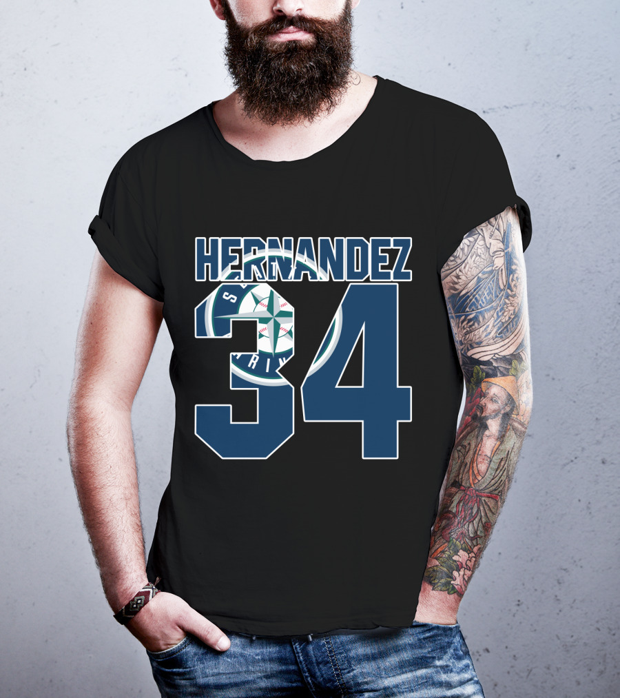 Seattle Mariners Hernandez 34 T-Shirt
