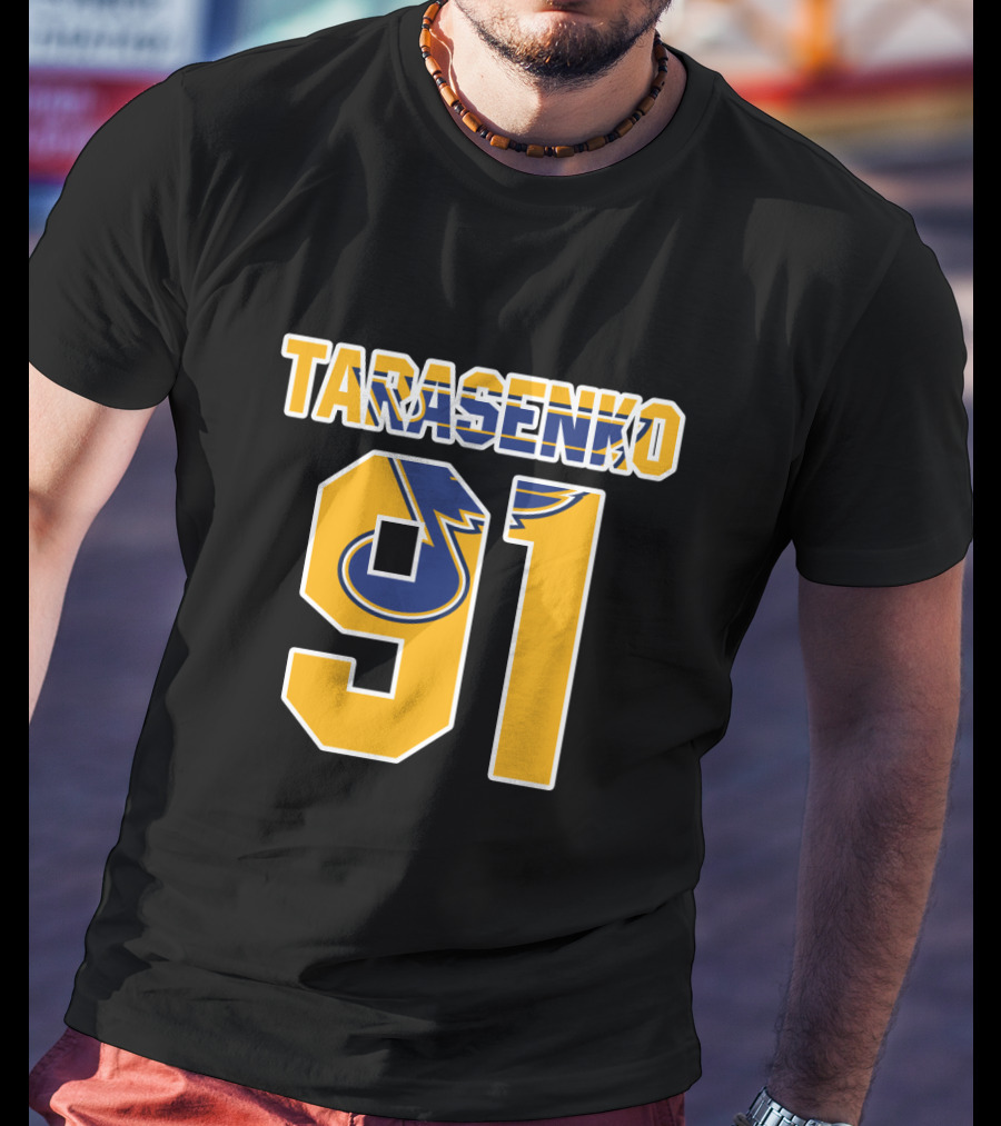 St Louis Blues Tarasenko 91 NHL Hockey Jersey T-Shirt