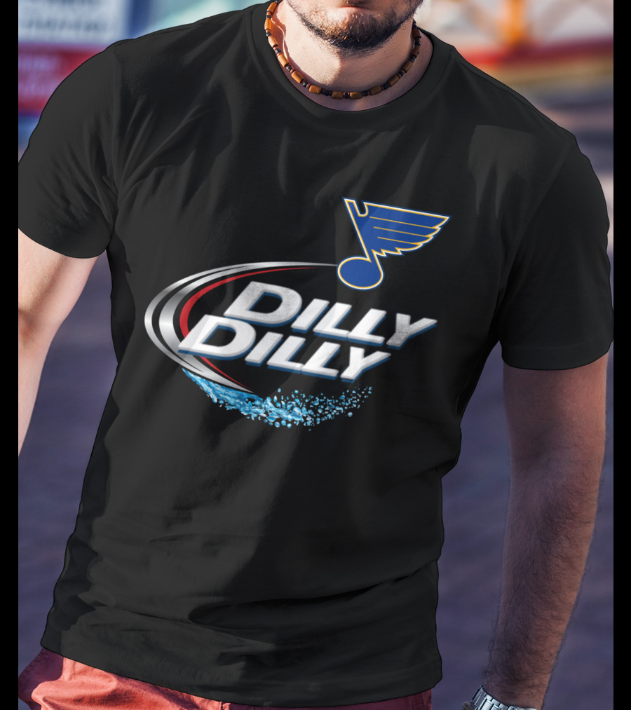St. Louis Blues Dilly Dilly NHL Fan Logo Hockey T-Shirt