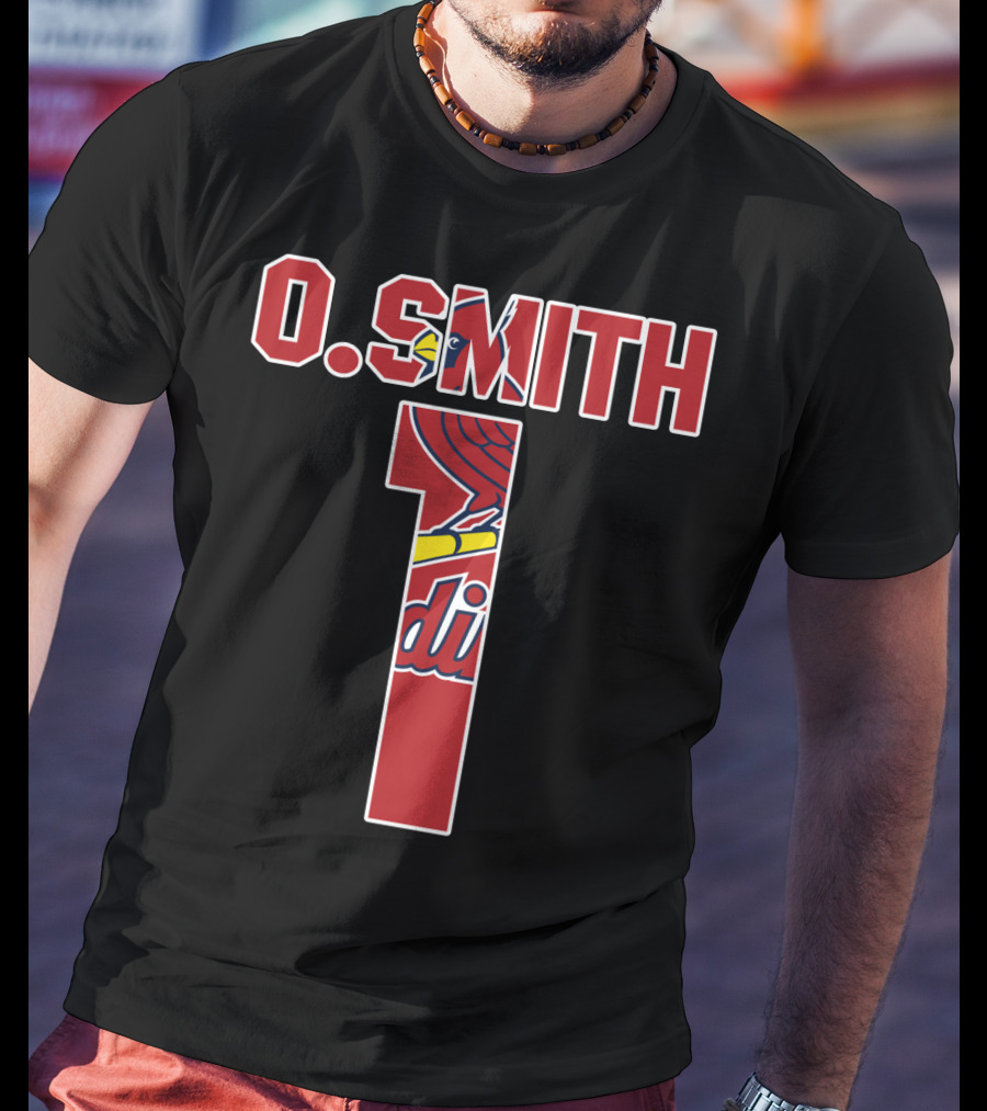 O. Smith 1 St. Louis Cardinals Jersey T-Shirt