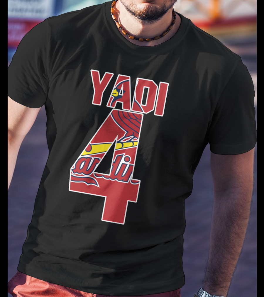 St. Louis Cardinals Yadier Molina Yadi 4 Jersey T-Shirt