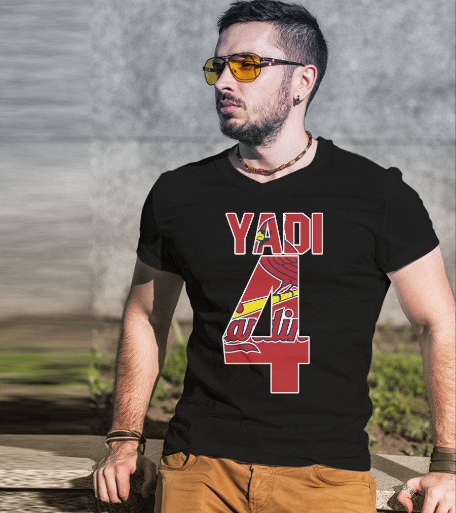 St. Louis Cardinals Yadier Molina Yadi 4 Jersey T-Shirt